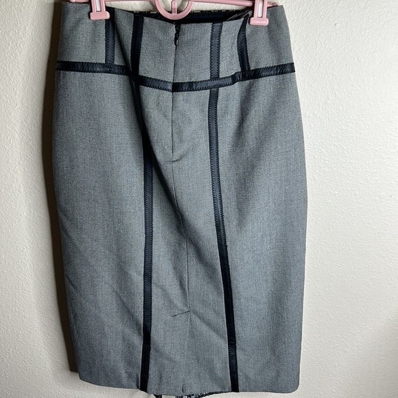 Worthington Skirt Size 4 Lot of 2 - Black Floral & Gray - Picture 11 of 12